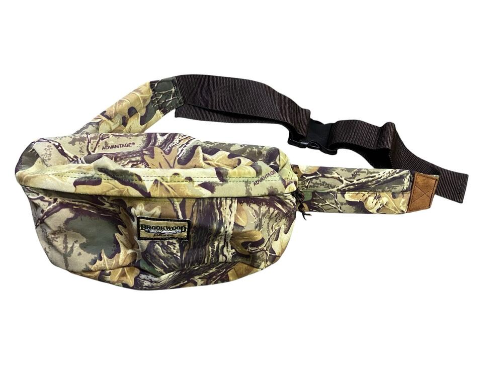 Vintage Brookwood Camo Crossbody/Waist Bag